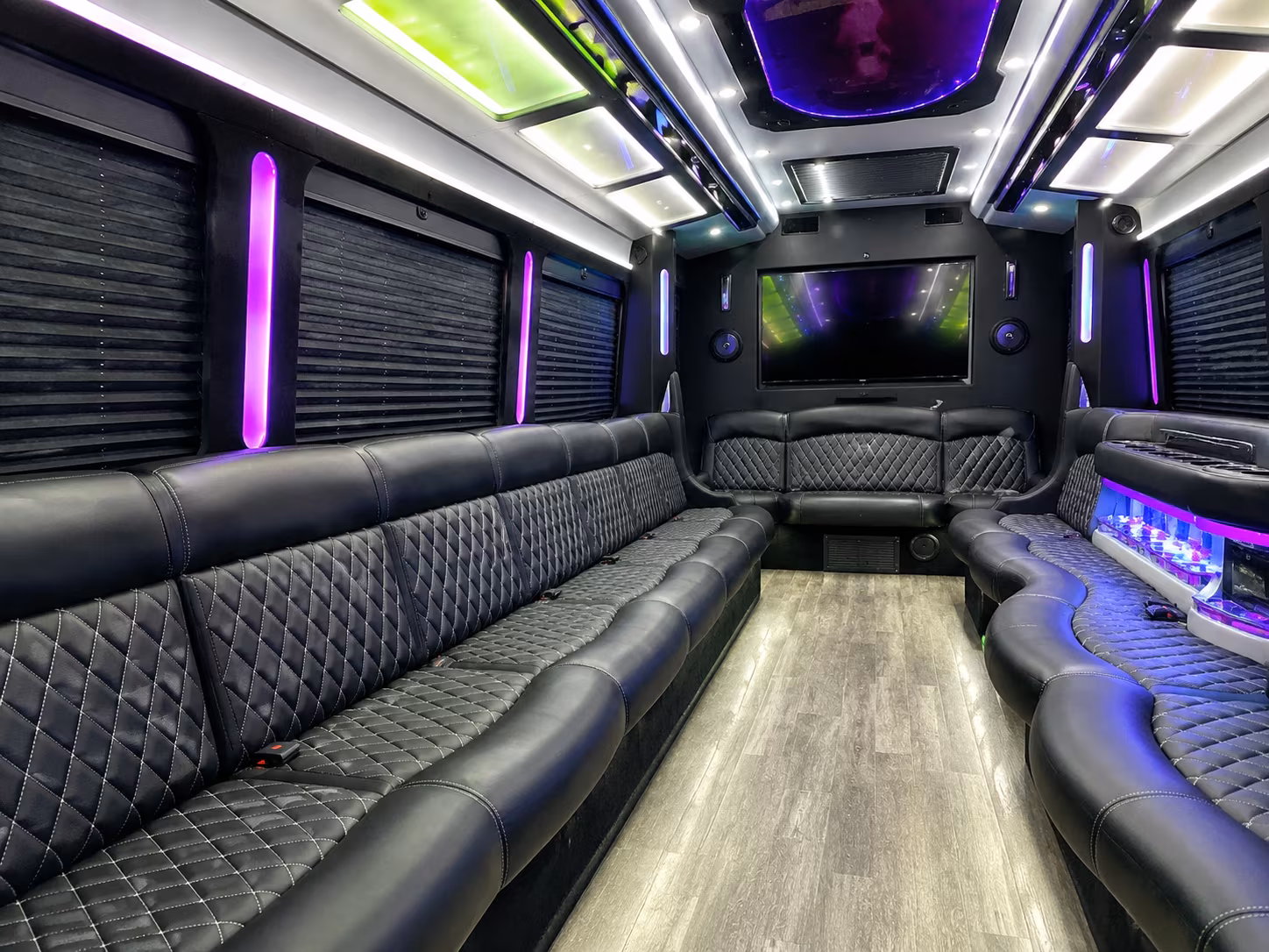 Carlsbad Bachelor & Bachelorette Transportation party bus exterior