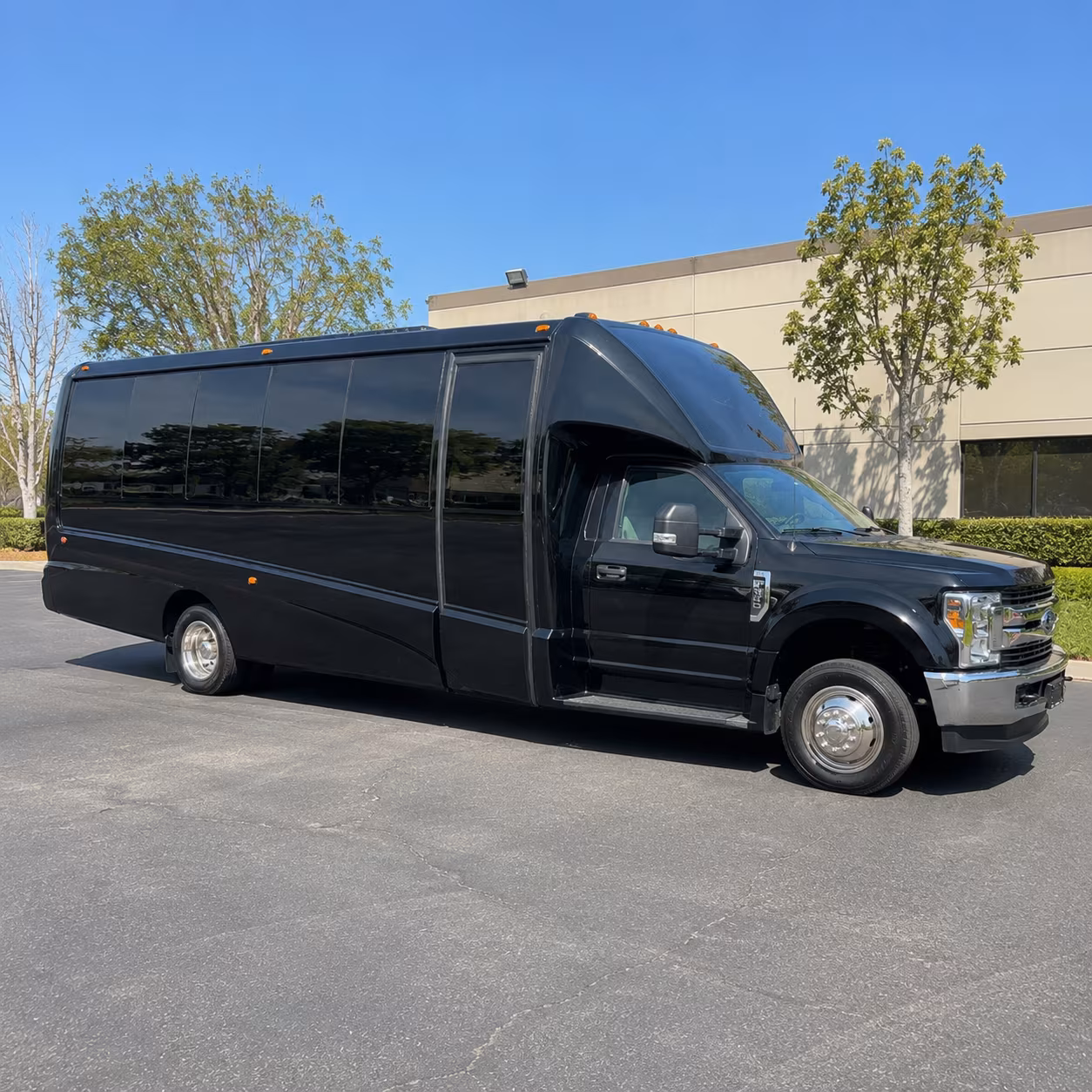Carlsbad Birthday, Sweet 16, & Quinceañera Transportation party bus exterior