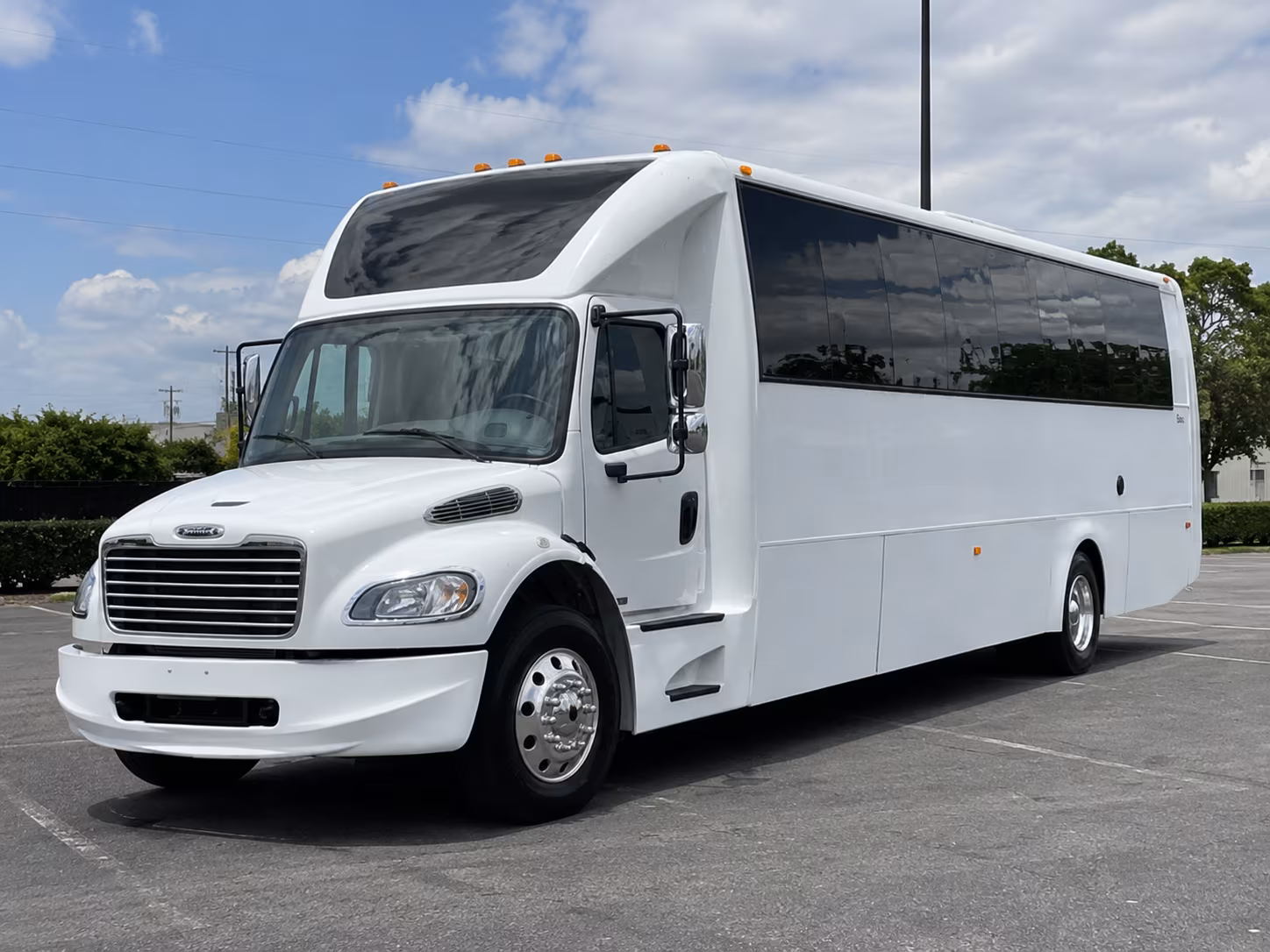 Carlsbad Birthday, Sweet 16, & Quinceañera Transportation party bus exterior