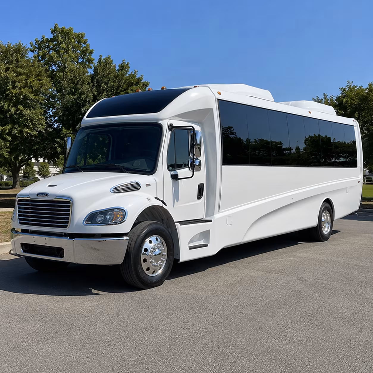 Carlsbad Corporate Transportation party bus exterior