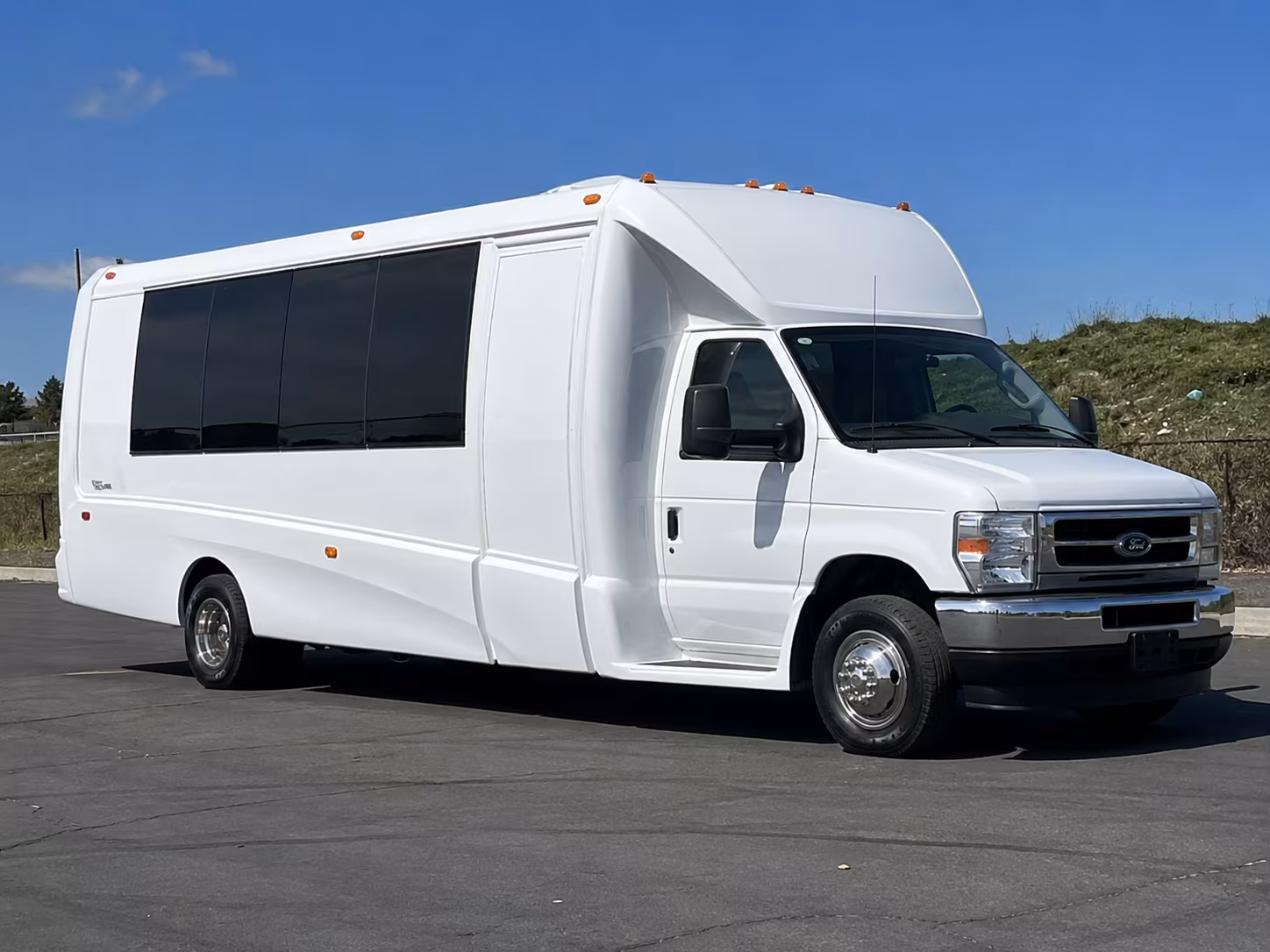 Carlsbad Private Event Transportation party bus exterior