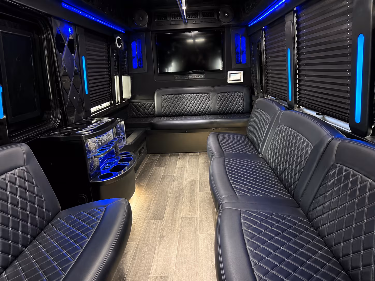 Carlsbad Private Event Transportation party bus exterior
