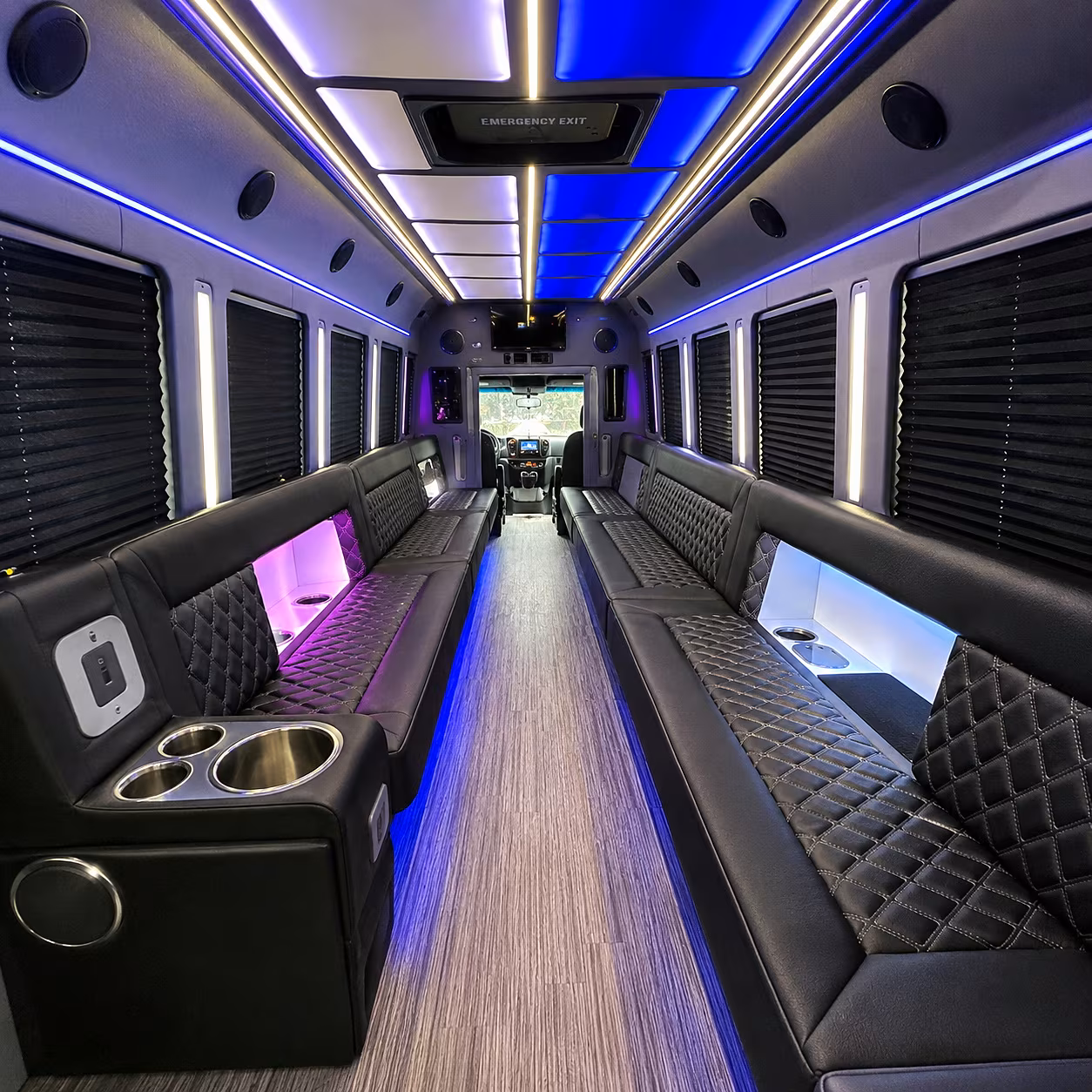 Carlsbad Private Event Transportation onboard seating
