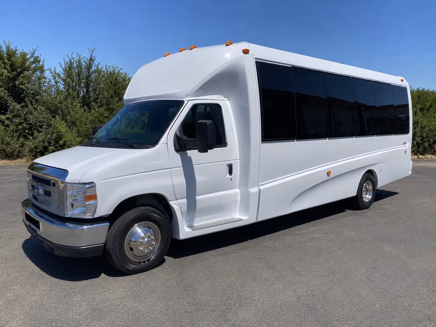 Carlsbad Private Event Transportation party bus exterior