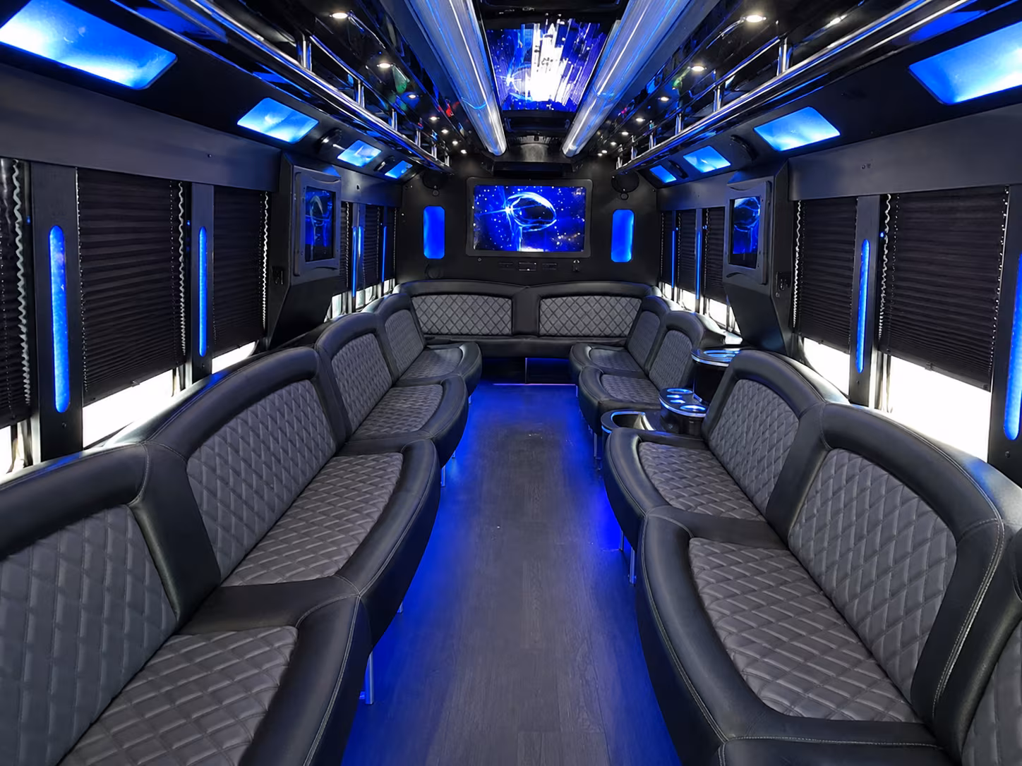 Carlsbad Prom & Homecoming Transportation party bus exterior