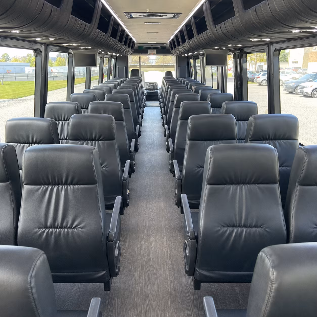 Carlsbad School Event Transportation party bus exterior