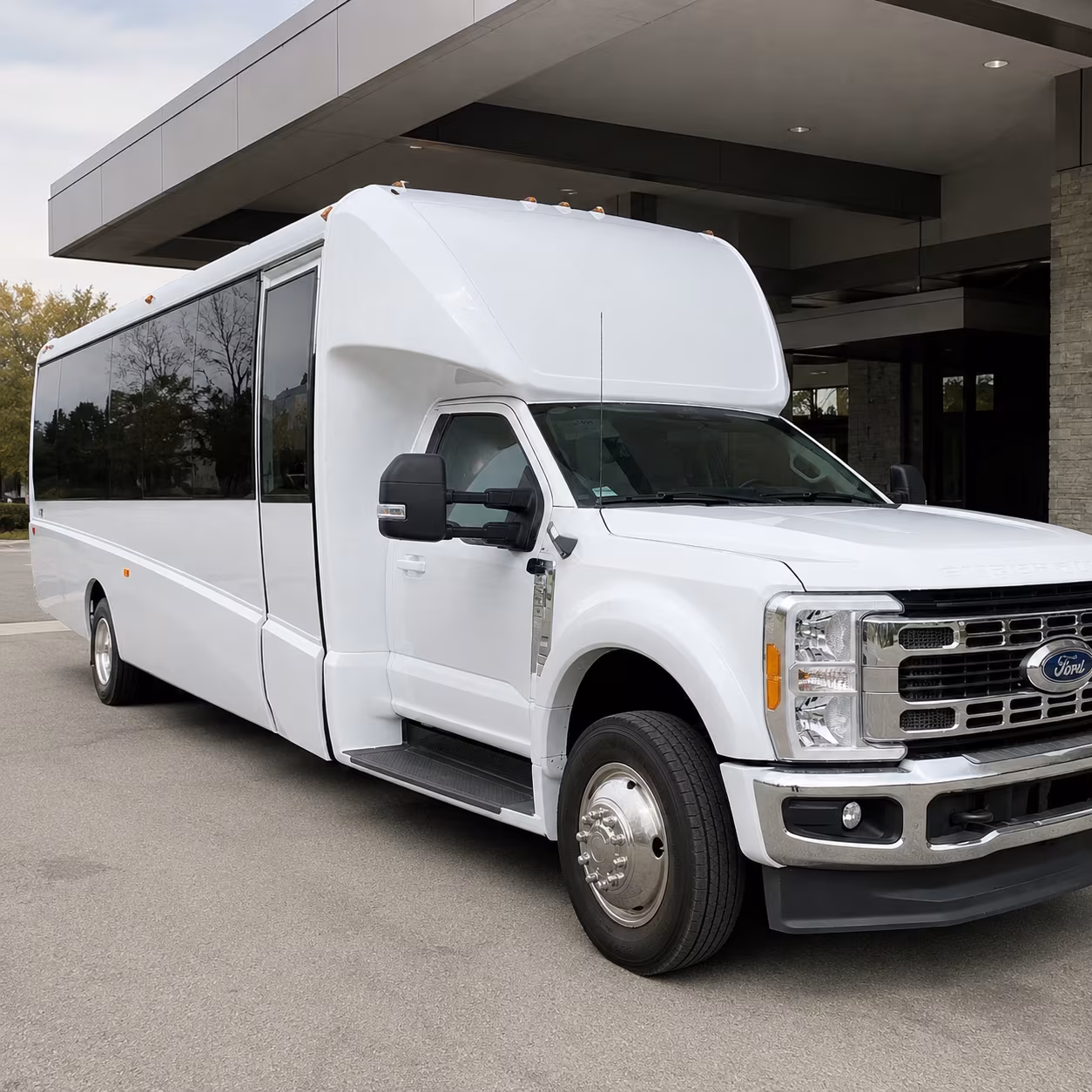 Carlsbad School Event Transportation party bus exterior