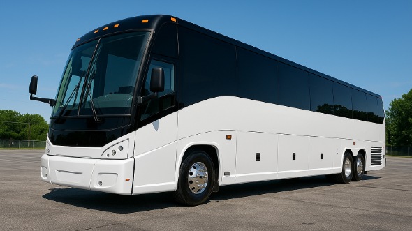 Exterior of Charter Bus Company National City's 40 Passenger Party Bus in National City