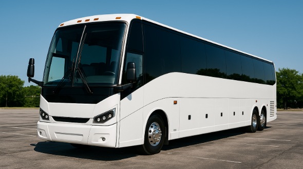 Exterior of Charter Bus Company National City's 50 Passenger Party Bus in National City